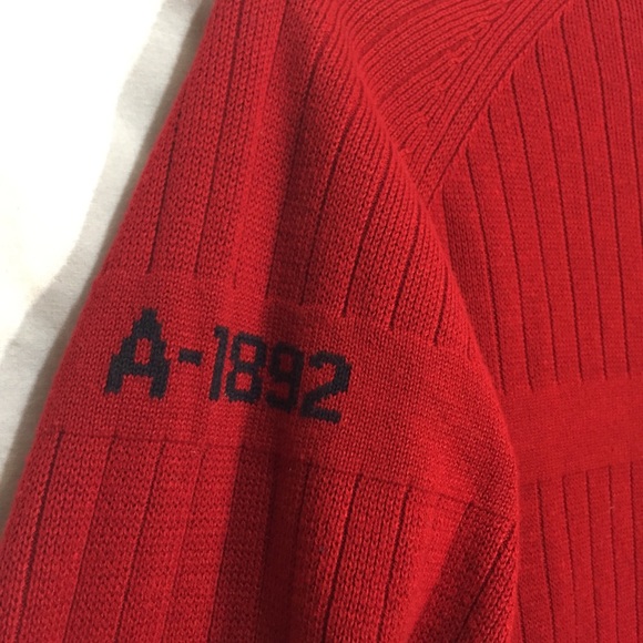 Abercrombie and Fitch red sweater XL men’s - Picture 5 of 9